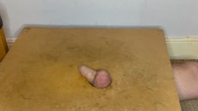 Cruel CBT with ruined orgasm