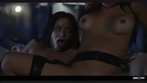 Parasite-infected sluts Avery Black, Nicole Doshi and Scarlett Alexis doing in lesbian threesome