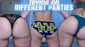 Trying On Different Panties In Jeans 4k
