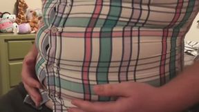 Fatty rips an old shirt of his