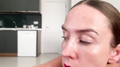 MILF sucks cock perfectly wifey tease