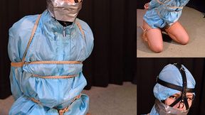 NH12 Cute Japanese Girl Namie Tied & Gagged in Raincoat Part5 (HD)