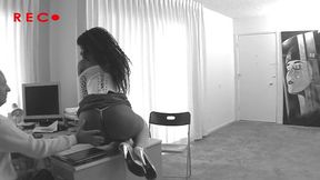 Black babe Nyomi Banxxx Gets Her Pussy Pounded by a White Cock- AssMania