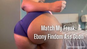 Match My Freak: Ebony Findom Ass Goon - Royal Ro hd mp4 1080p