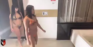 Tattooed 18yo girl sucks cock and shows off her natural tits