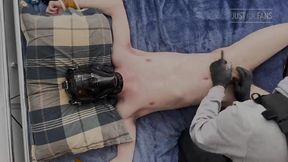 Spread Eagle Twink Tickled and Edged [part 2]