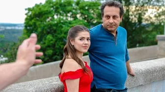 Young Czech teen in bright dress sucks cock and gets fucked by stranger for cash