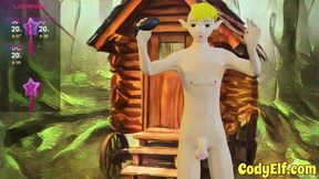 Elf Twink Gets Stretched Outside With Bubble Butt Toy