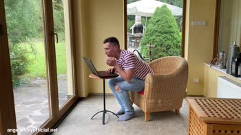 Angel Wicky's Step Son Takes Her Creamy Gift