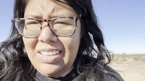 Desert pee in the cold