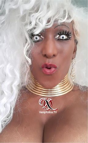 Golden Pasties and a Big Ass Paddle Photoshoot with VampXotica!
