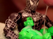 Spidey and Hulk Smasht a Giant's Cock, A Perverted Toy Story