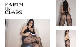 Class interrupted by the teacher's farts!