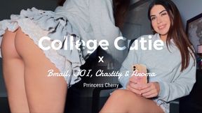 College Cutie x Bmail, JOI, Chastity & Aroma