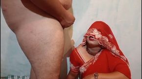 Red saree bhabhi ji want deep throat only dever cock