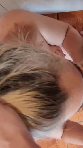 Jaw-dropping moment from &quot;dessert is served. DICK WITH CHOCOLATE. EXTREME DEEPTROATH BLOWJOB&quot;