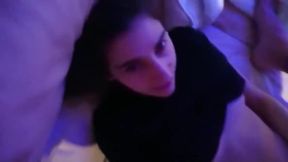 cute lovely french girl filmed by bf while fucking