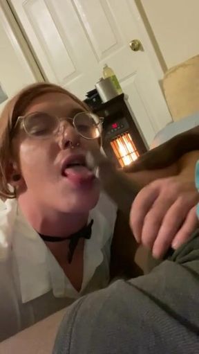Sissy mega-bitch liking monstrous ebony weenie