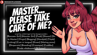 Cute Clutzy Tanuki Girl Begs You to be Her Master - Wholesome Monstergirl ASMR Roleplay for Men