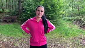 Crass! Fucked Bare While Jogging Outdoors! Creampie!