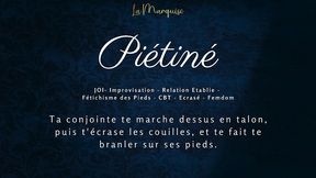 pietine - french audio joi femdom trampled