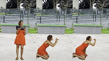 The ghosts in the park enjoy getting blowjobs.
