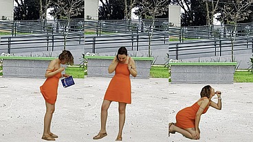 The ghosts in the park enjoy getting blowjobs.