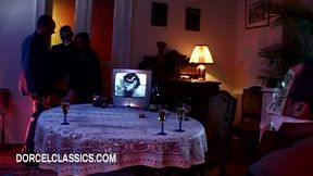 Priscila Sol in a hard orgy with masked men