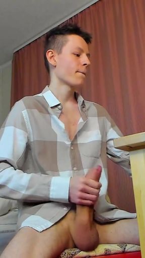 Stunning moment from "twink's cock eruption"