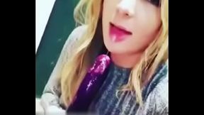 a gril pressing her boobs in romatic mood