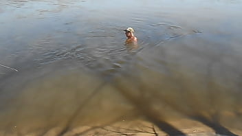 My first skinny-dip of 2020, in Des Moines River.