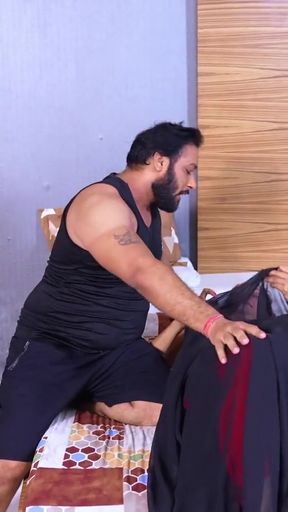 Stunning moment from &quot;Indian horny bhabhi fucking with gym man&quot;