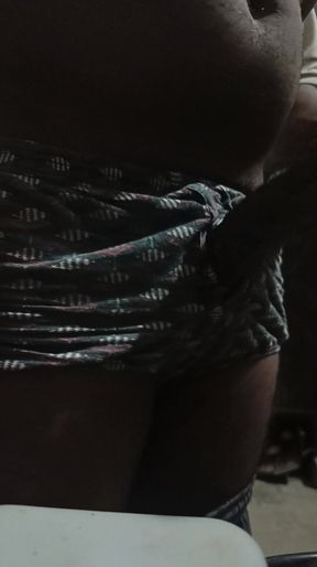 Big Black Boy Desi Cock Hand Job with Oiled