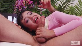 beca barbie gags on nade nasty’s throbbing cock in sloppy facefuck!