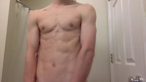 College Dude Displays His Body