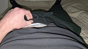 Hot Dominant Guy PhantomGentX Gay Solo Jerks Off in sweaty Underwear Post-Gym Before Shower