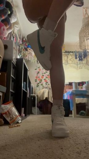 Teasing Sneaker Bitch