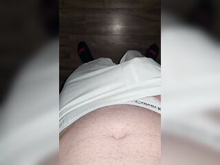 Athletic Excited Teen in White Nike Shorts Shows Off and Gets Hard - PhantomGentX Homosexual Solo"