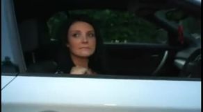 British slut Emma goes dogging and gives blowjobs
