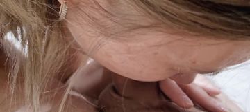 Stranger Blonde Sucked on the First Date