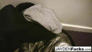 Sexy Big Tittied Brunette Rubs her Pussy