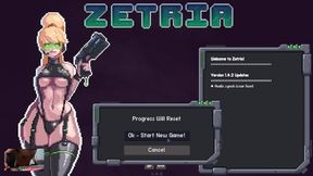 Zetria Hentai Pixel Shooting Game Hot Blondie Big Breasts Fucking Monsters