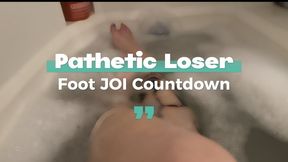 Pathetic Loser Foot JOI Countdown 4k