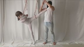 White silk bodysuit girl 01