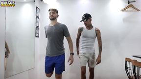 Intense First–Time Training: Step–Dad Teaches StepSon With Big Cock