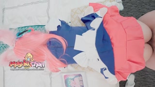 Maid DaJi HoK cos horny masturbates with  juicy ass wet pussy, No condom doggy creampie cowgirl