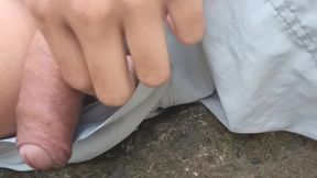 freeballing on public and show public cock