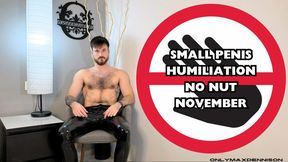 Small penis humiliation no nut November