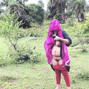 Desi Indian girlfriend Fucked Outdoor badly by his Ex boyfriend Hindi sex vidoe