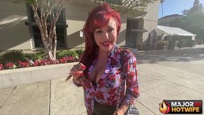 busty redhead sexy vanessa sucks and butt rides rome major s bbc!